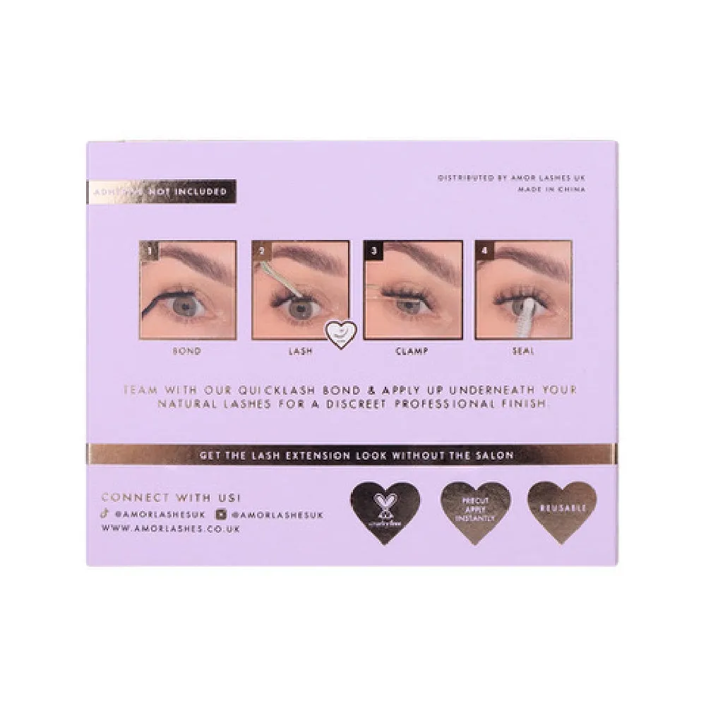Amor Lashes QuickLash Pre-Mapped Individual Lash Clusters Multipack The Glam Collection