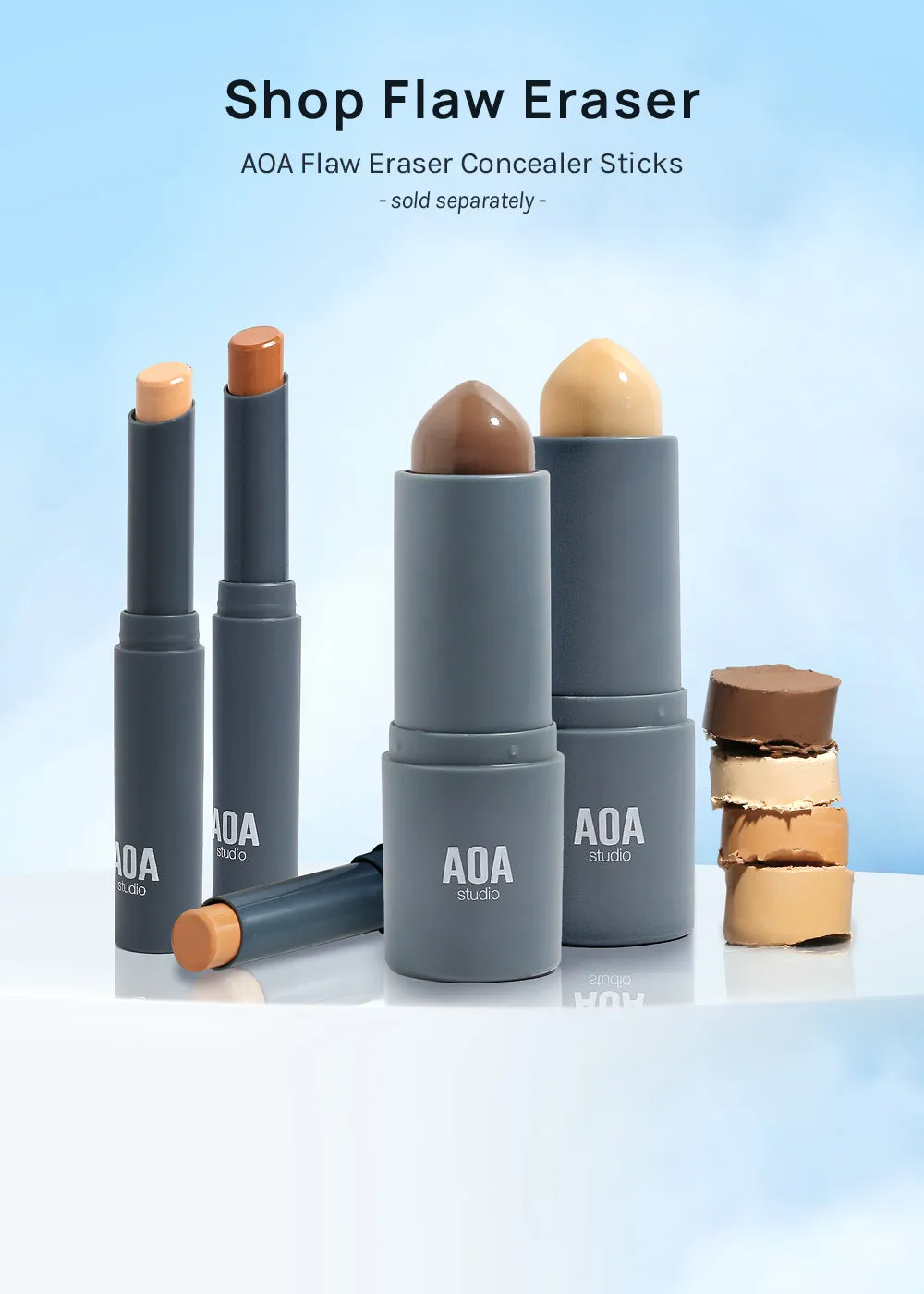 AOA Flaw Eraser Foundation Sticks
