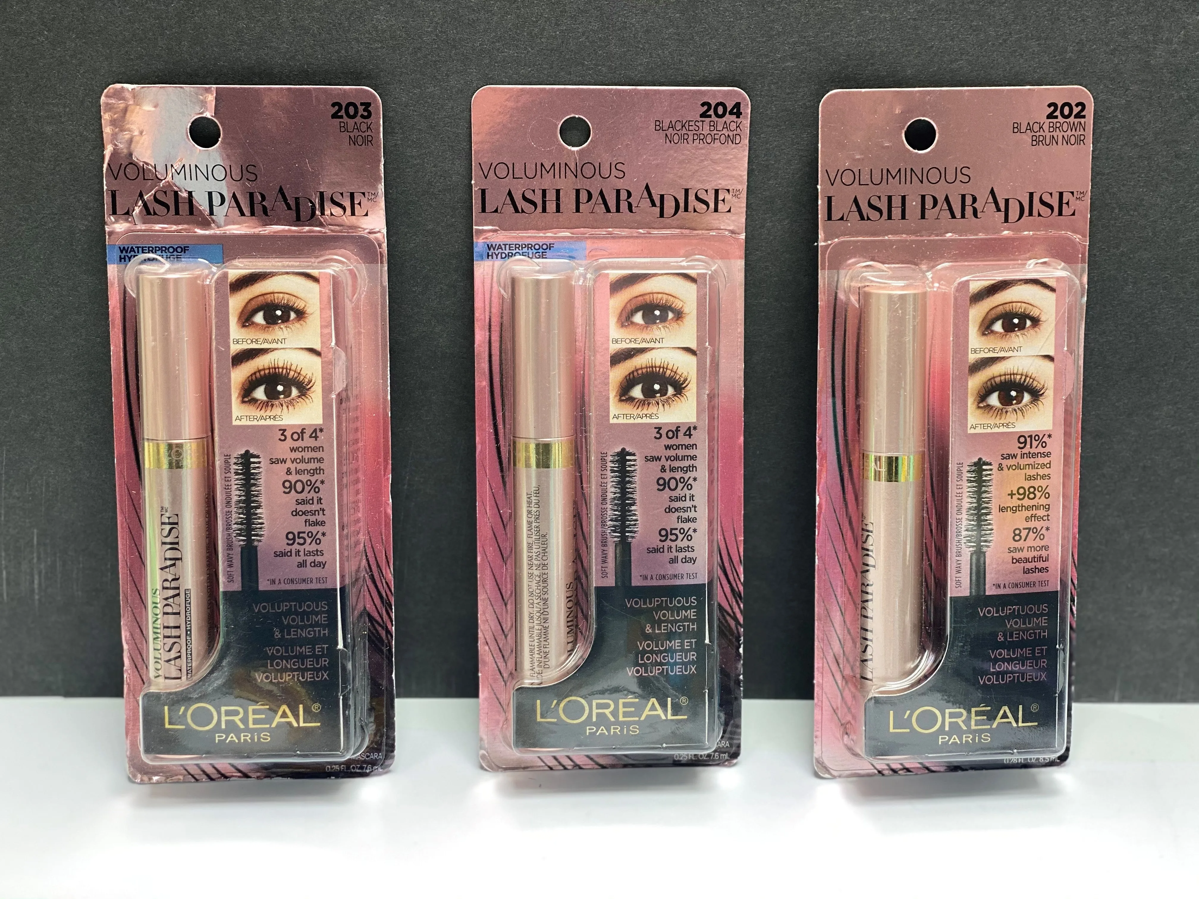 ASSORTED VOLUMINOUS LASH PARADISE MASCARAS