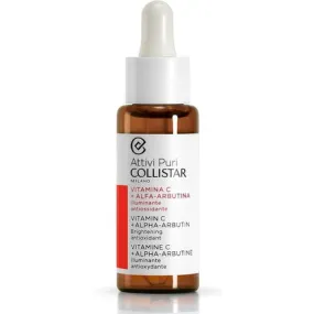 Attivi Puri Vitamin C Serum   Alpha Arbutin Facial Drops for Anti-Aging Moisturizing Effect 30 ml Collistar