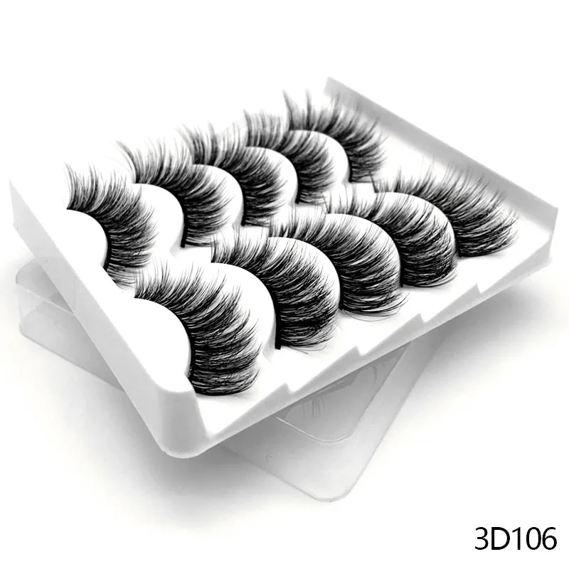 Beauty 3D Faux Mink Lashes Fluffy Soft Wispy