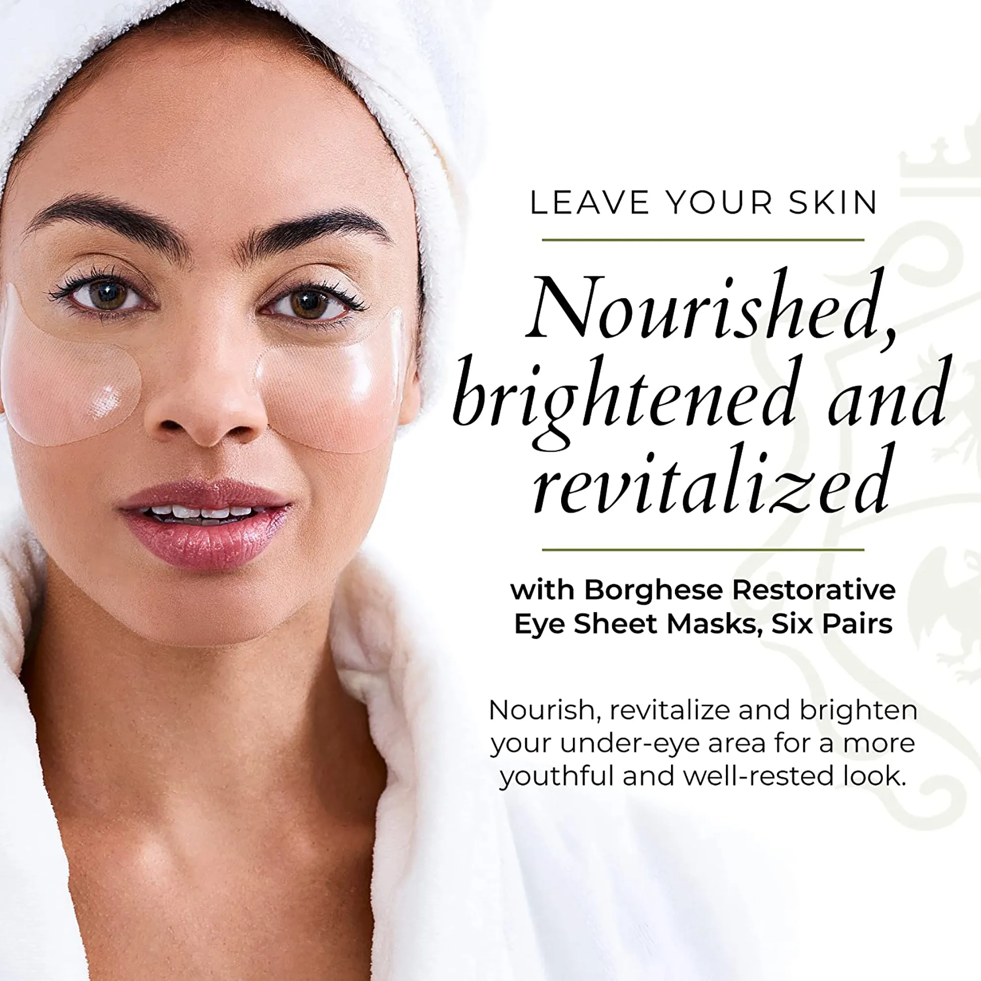 Borghese Restorative Eye Sheet Masks 6 Pieces