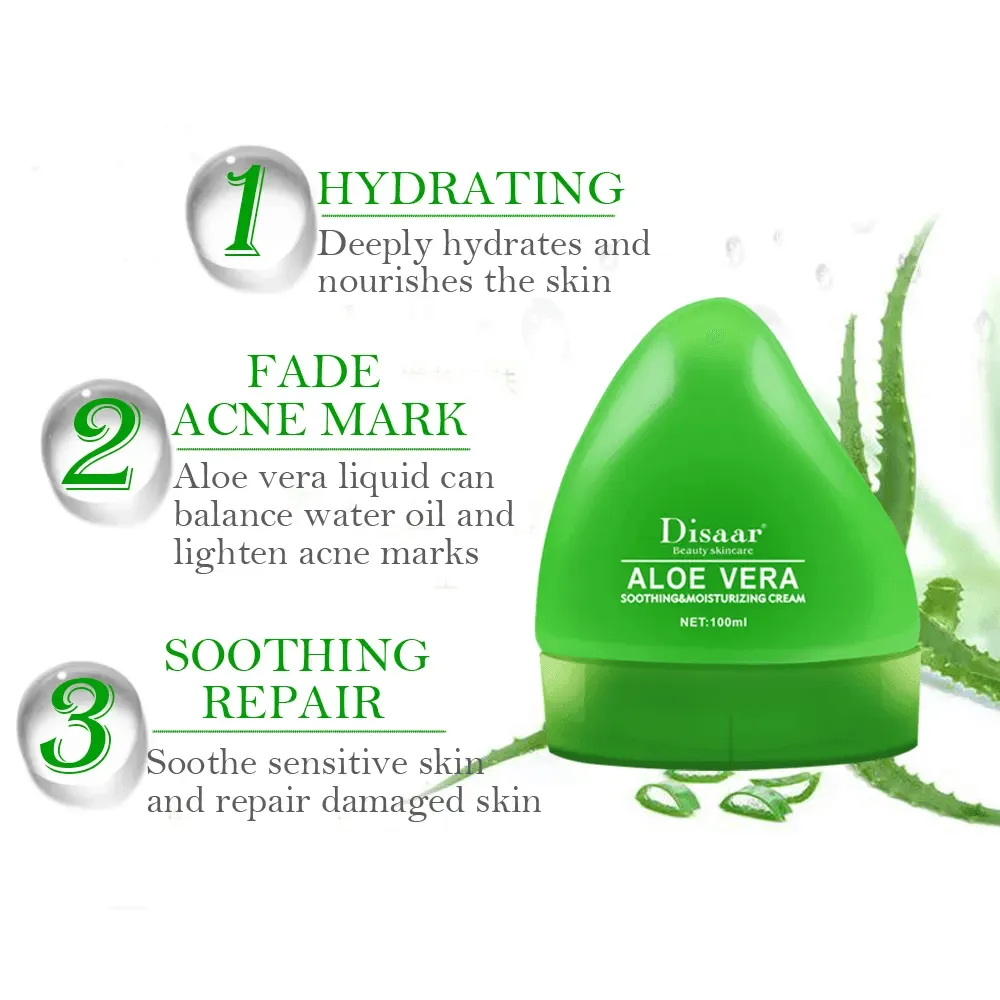 Disaar Aloe Vera Soothing & Moisturizing Cream - 100ml