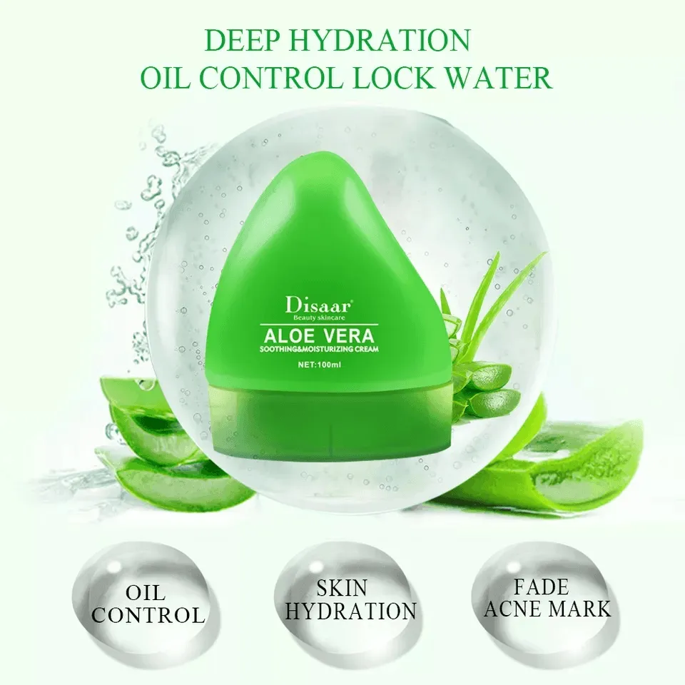 Disaar Aloe Vera Soothing & Moisturizing Cream - 100ml