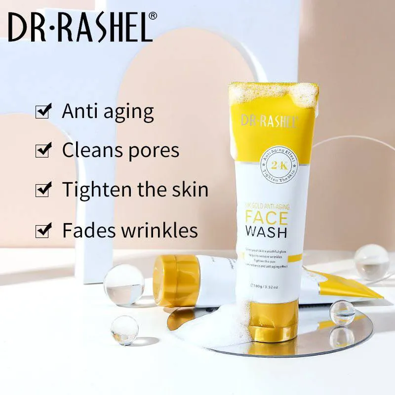 DR RASHEL Product New 24K Gold Anti-Aging Face Wash 100g DRL- 1636