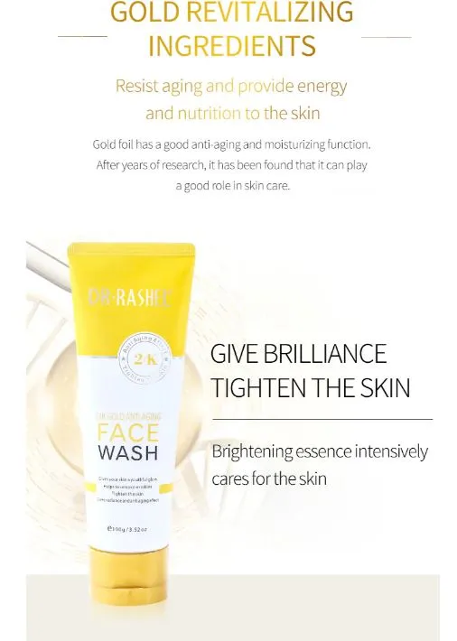 DR RASHEL Product New 24K Gold Anti-Aging Face Wash 100g DRL- 1636