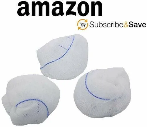 Dukal Case of 100 FlatStick Sponges Super 1 1/2". Non Sterile X-ray