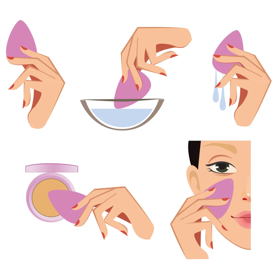 Dusty Rose Makeup Blending Sponge