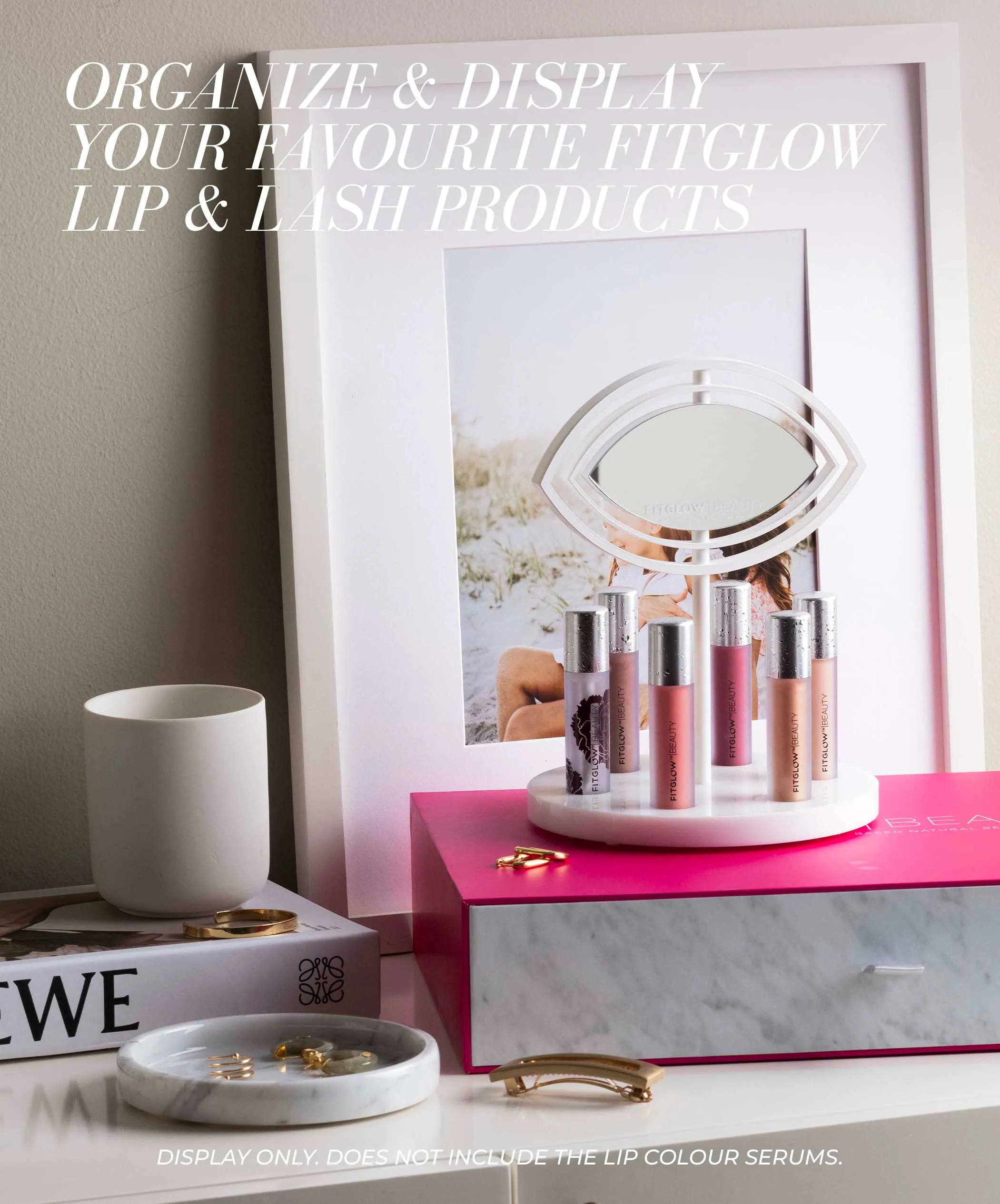 Fitglow Lip Lover's Mirror Display