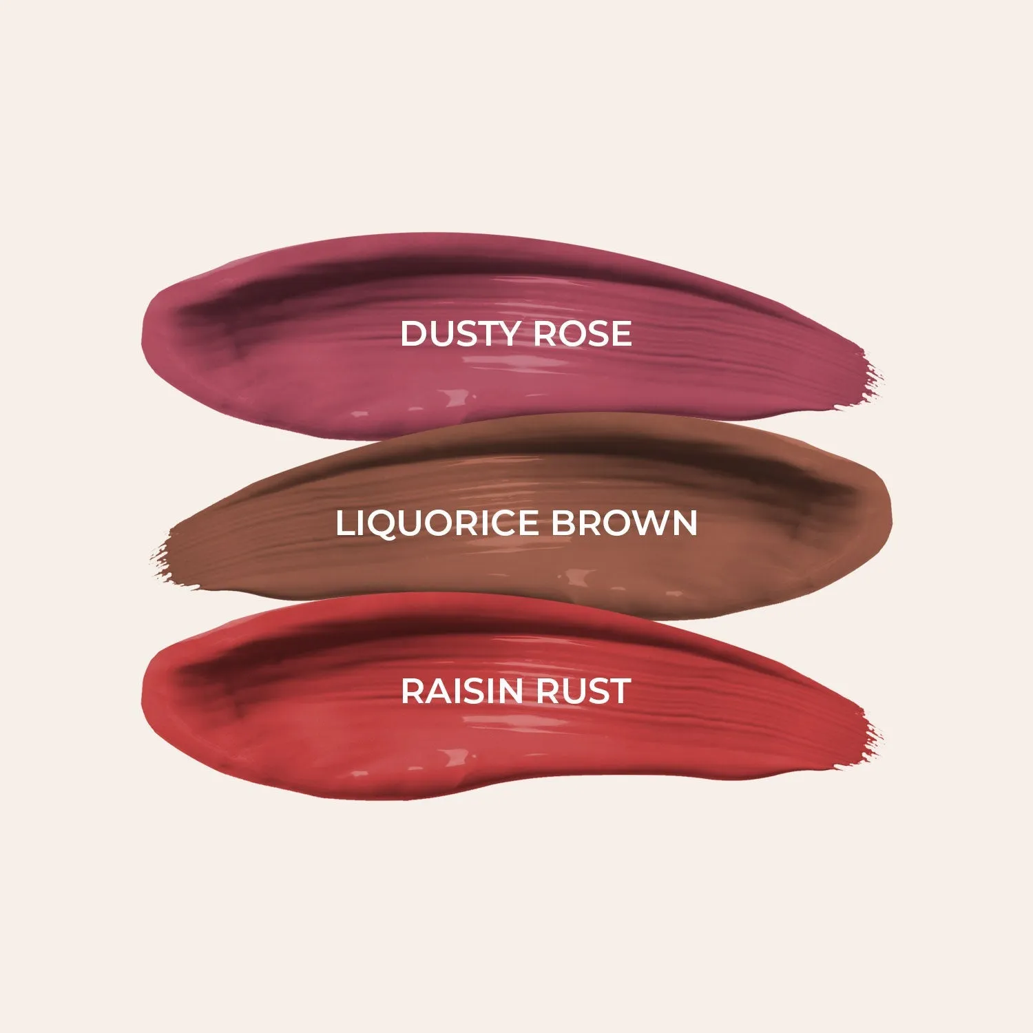 Full-Size Herb Enriched Matte Liquid Lipstick Kit - Set of 3 (6ml)