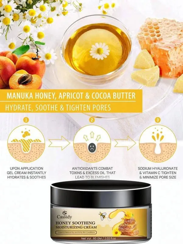 Honey Soothing Moisturizing Cream [Pack of 2]