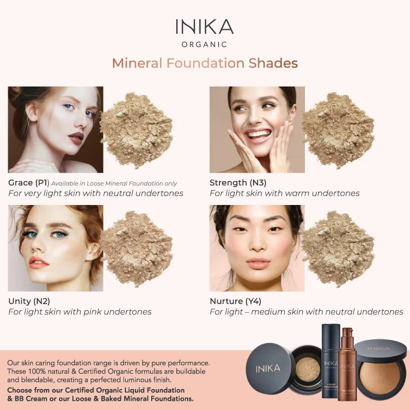 Inika Loose Mineral Foundation SPF25 8g