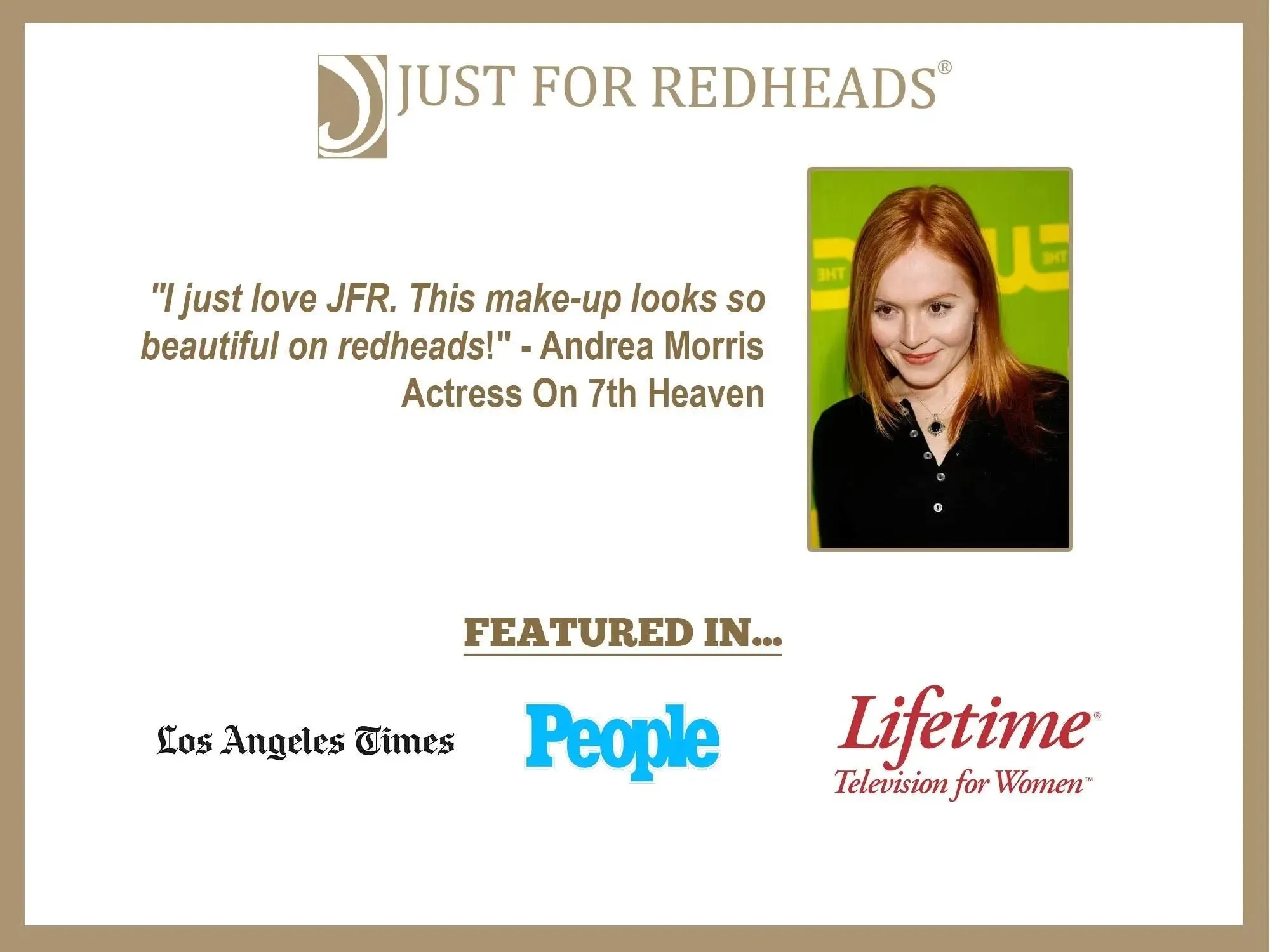 Just For Redheads Mascara Studio - Lashes Volumizer for Women With Dual-Ended Lash Comb and Brush - Lengthening & Defining Lashes, Smudge-Proof, Water Resistant - Made in the USA (GingerAuburn)