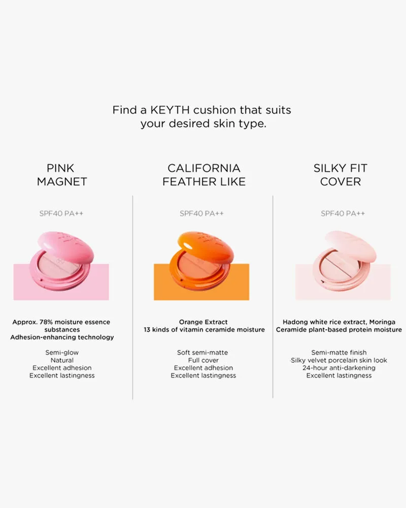 KEYTH Pink Magnet Cushion