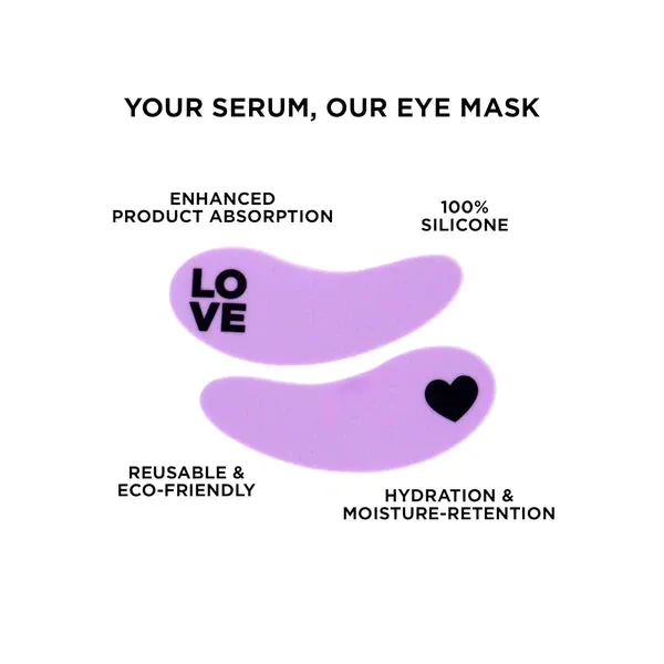 Lonvitalite Reusable Silicone Forever Eye Mask - Lilac