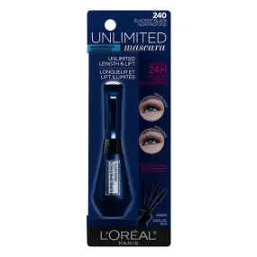L'Oréal Unlimited Length and Lift Assorted Mascara brown black