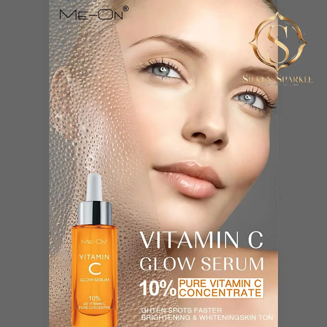 Me-On Vitamin C Glow Serum - 10% Pure Vitamin C Concentrate for Radiant Skin