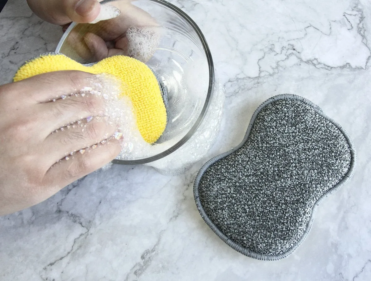 Microfiber Foaming Scrubby Sponges 3 Pack
