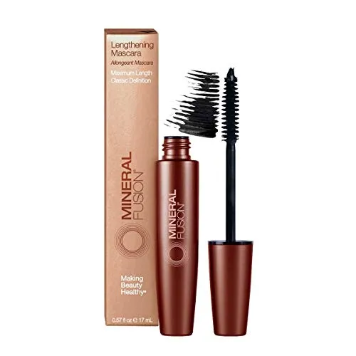 Mineral Fusion Lengthening Mascara, Graphite, 0.57 Fl Oz (Packaging May Vary)