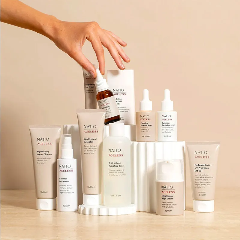 Natio Ageless Skin Renewal Exfoliator, 100g
