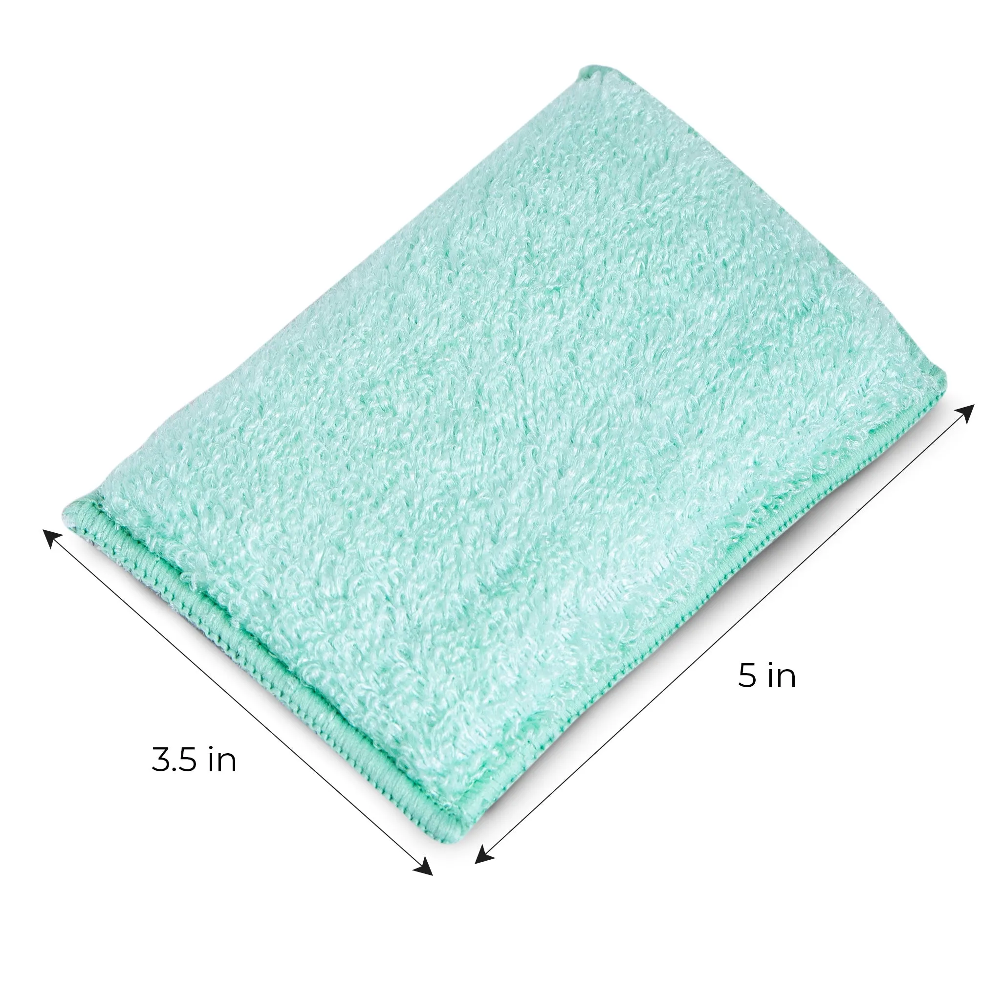 Non-Scratch Scrub Sponge with Bamboo Odorless Rayon Fiber