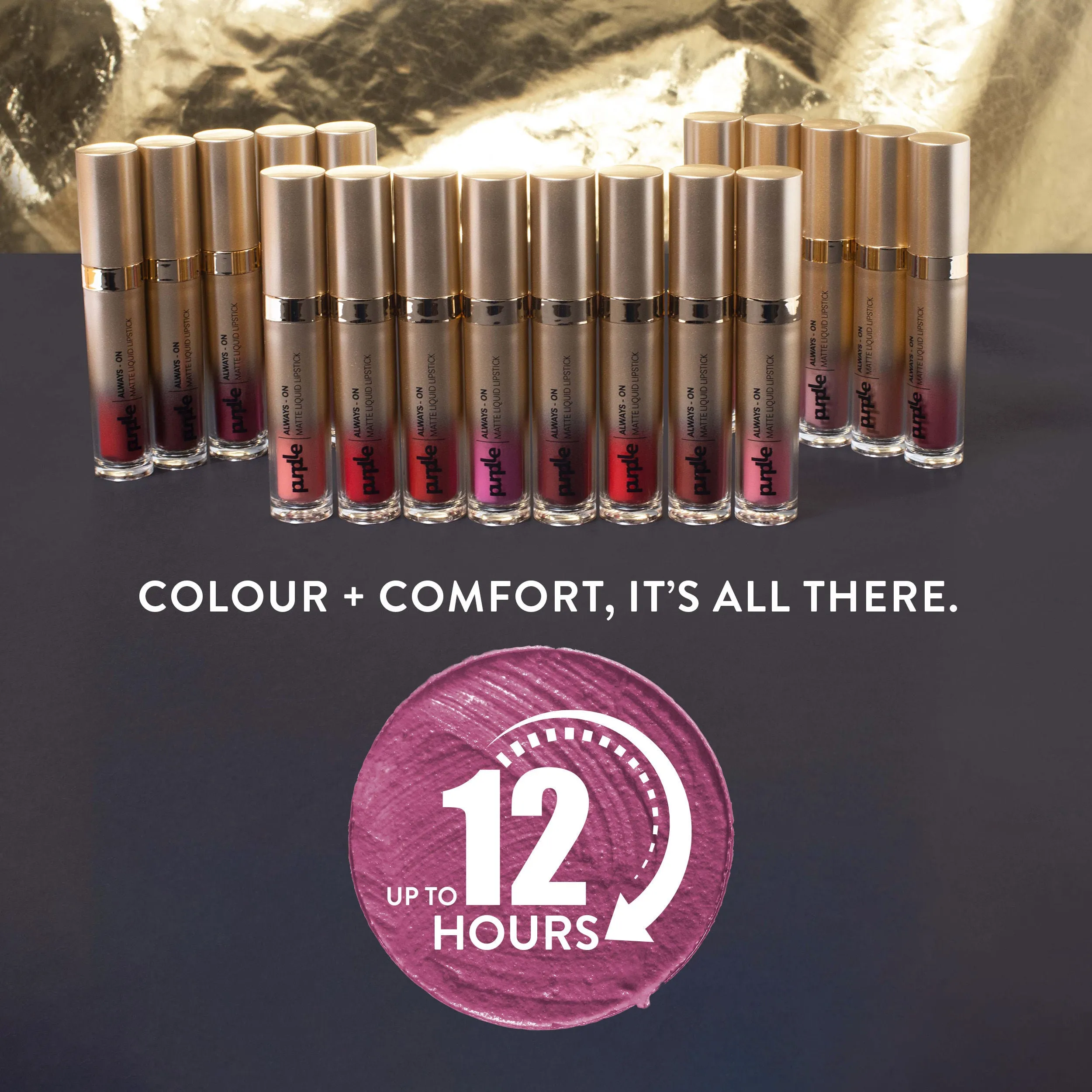 Purplle Always - On Matte Liquid Lipstick - Silly Sangria 07 (6.5ml)