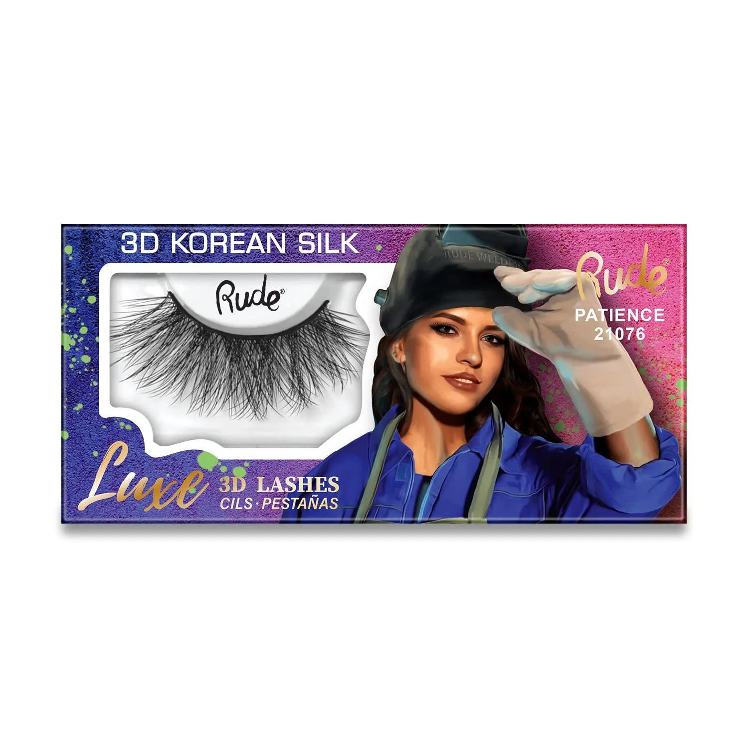 Rude - Luxe 3D Korean Silk Lashes - Patience