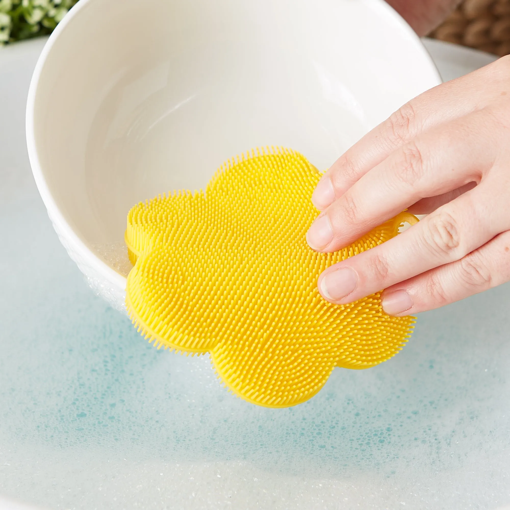 Silicone Soft Scrub - Yellow