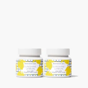 Sunshine Lemon Whipped Body Cream Set of 2