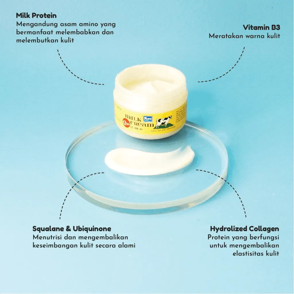 Yoko Milk Cream Q10 (7 in 1) - 50g