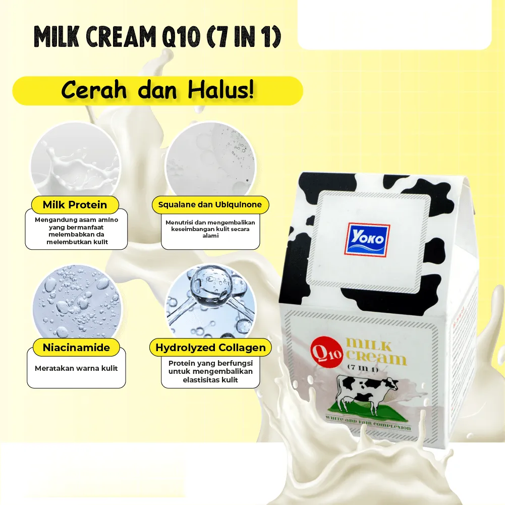 Yoko Milk Cream Q10 (7 in 1) - 50g